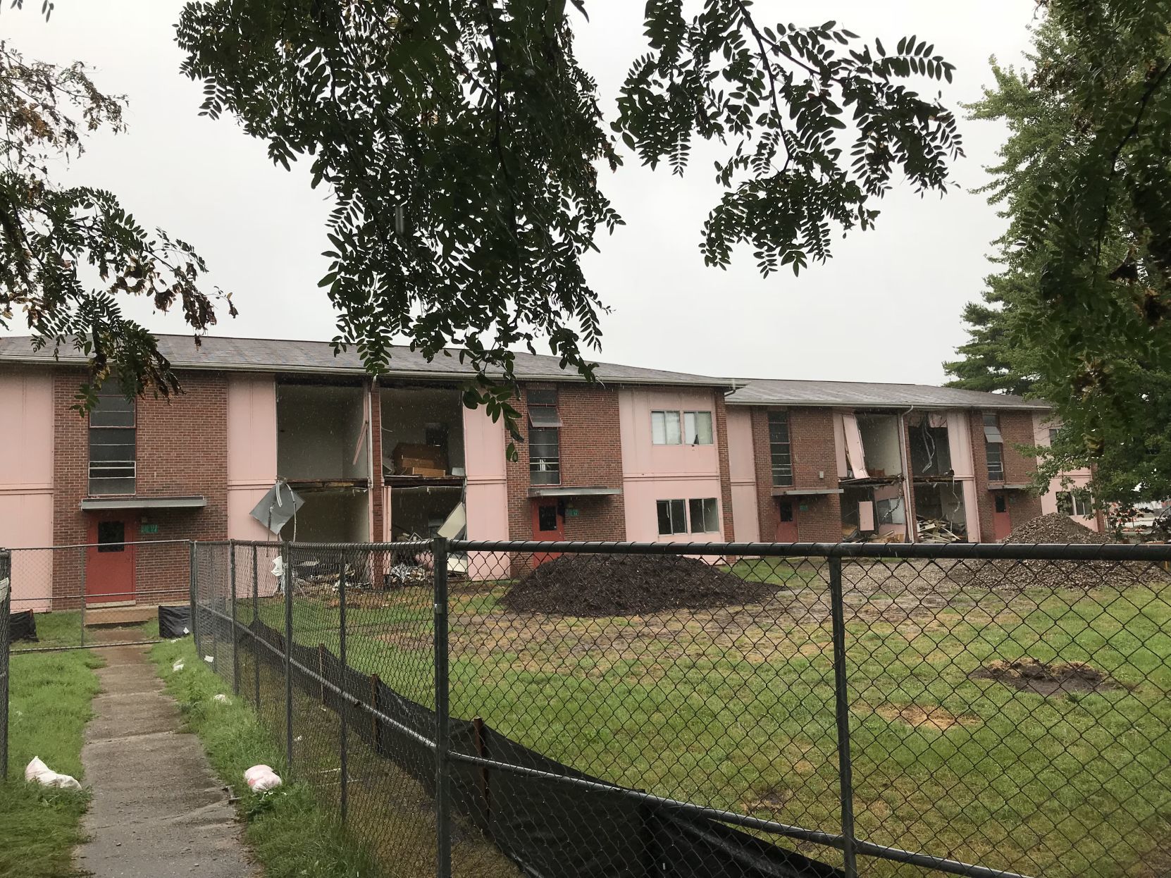 9/9/18 Purdue Village demolition